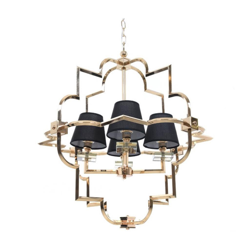 Подвесная люстра Lumina Deco Baltimore LDP 8020-4 GD+BK Подвесная люстра Lumina Deco Baltimore LDP 8020-4 GD+BK