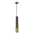 Подвесной светильник iLamp Lofty 10705-1 BK-BR