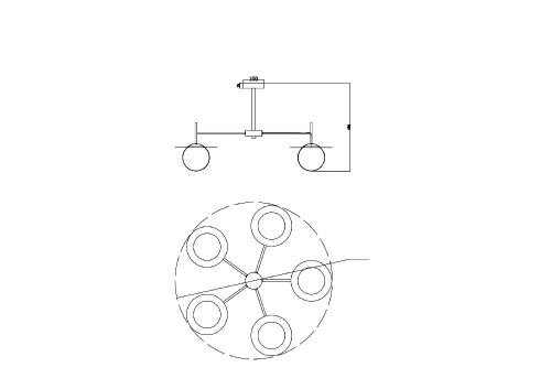 Потолочная люстра Freya Camelia FR5202PL-05BS Потолочная люстра Freya Camelia FR5202PL-05BS