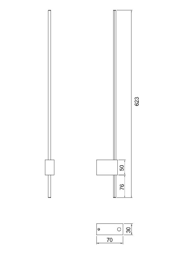 Бра Maytoni Technical Pars C070WL-L6GB3K Бра Maytoni Technical Pars C070WL-L6GB3K