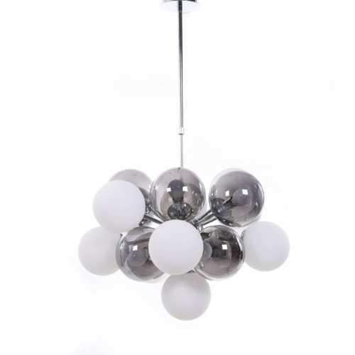 Подвесная люстра Lumina Deco Neopsis LDP 1137-17 WT+CHR Подвесная люстра Lumina Deco Neopsis LDP 1137-17 WT+CHR