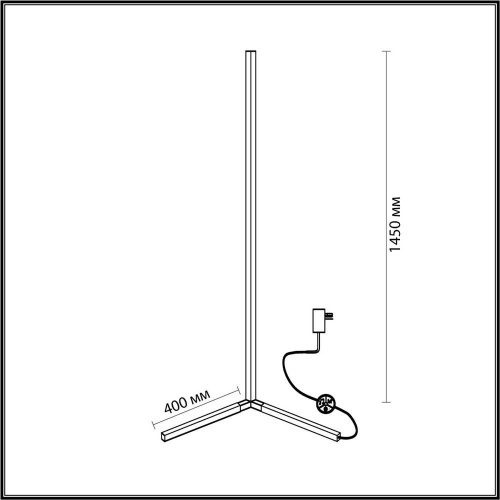 Торшер Odeon Light Hightech Fillini 4335/6FL Торшер Odeon Light Hightech Fillini 4335/6FL