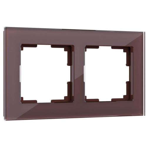 Рамка Werkel Favorit на 2 поста мокко WL01-Frame-02 4690389063756 Рамка Werkel Favorit на 2 поста мокко WL01-Frame-02 4690389063756