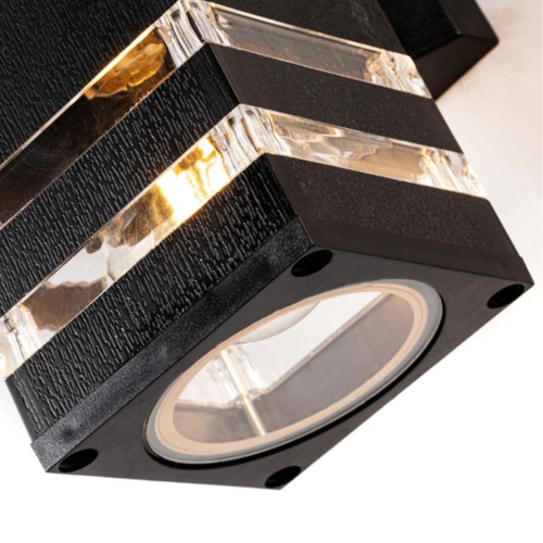 Уличный настенный светильник Arte Lamp Hadar A4421AL-2BK Уличный настенный светильник Arte Lamp Hadar A4421AL-2BK