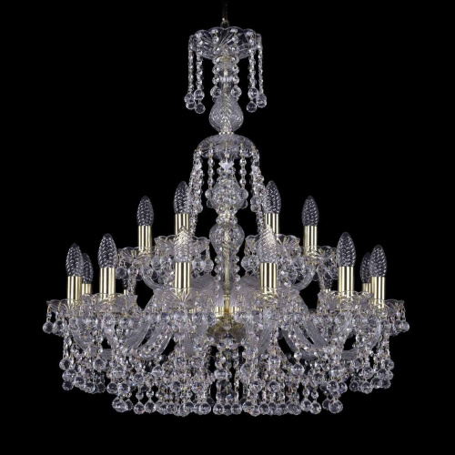Подвесная люстра Bohemia Ivele 1409/12+6/240/XL-76 G Подвесная люстра Bohemia Ivele 1409/12+6/240/XL-76 G
