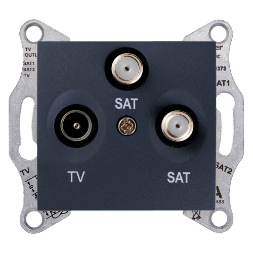 Розетка TV/SAT/SAT Schneider Electric Sedna SDN3502170 Розетка TV/SAT/SAT Schneider Electric Sedna SDN3502170