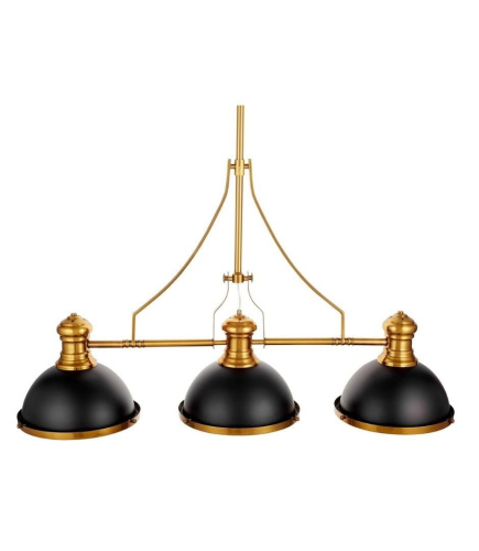 Подвесная люстра Lumina Deco Ettore LDP 710-3 BK+MD Подвесная люстра Lumina Deco Ettore LDP 710-3 BK+MD