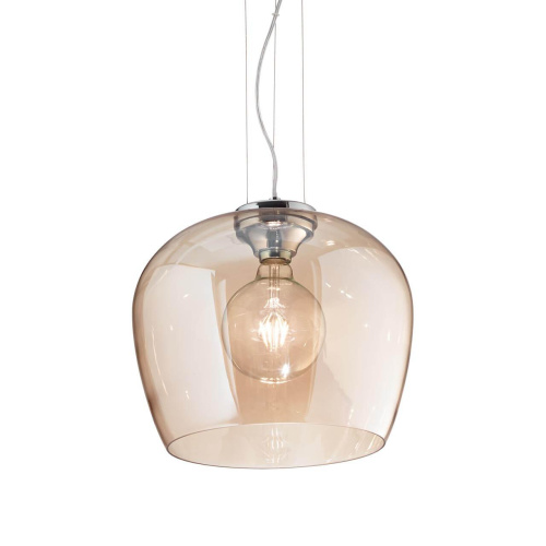 Подвесной светильник Ideal Lux Blossom SP1 Ambra 241524 Подвесной светильник Ideal Lux Blossom SP1 Ambra 241524
