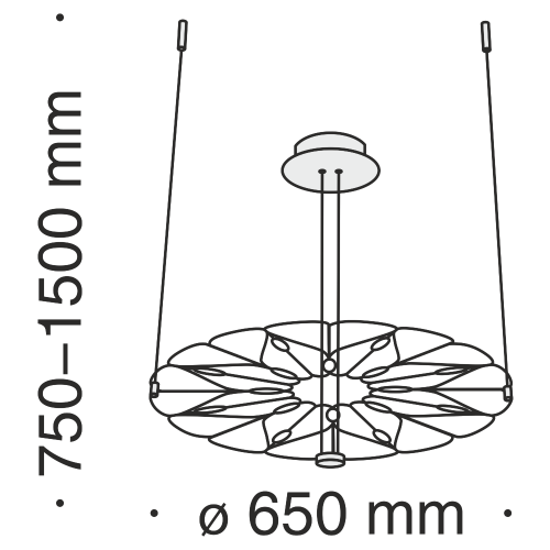 Подвесной светодиодный светильник Maytoni Volare MOD037PL-L16B Подвесной светодиодный светильник Maytoni Volare MOD037PL-L16B