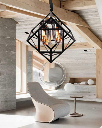 Подвесная люстра Lumina Deco Brutte LDP 11339-4 BK Подвесная люстра Lumina Deco Brutte LDP 11339-4 BK