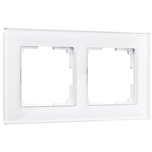 Рамка Werkel Favorit на 2 поста белая WL01-Frame-02 4690389061219 Рамка Werkel Favorit на 2 поста белая WL01-Frame-02 4690389061219