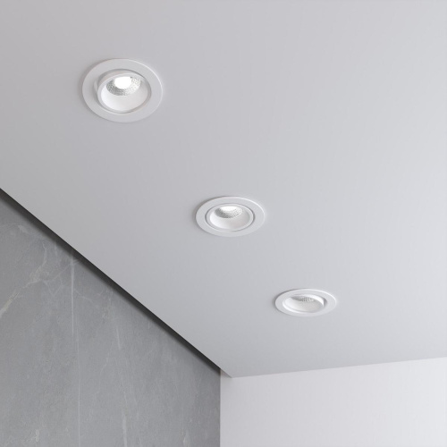 Встраиваемый светодиодный светильник Elektrostandard Nulla 15267/LED 7W 3000K BK/BK белый/белый a063971 Встраиваемый светодиодный светильник Elektrostandard Nulla 15267/LED 7W 3000K BK/BK белый/белый a063971