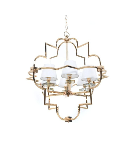 Подвесная люстра Lumina Deco Baltimore LDP 8020-6 GD+WT