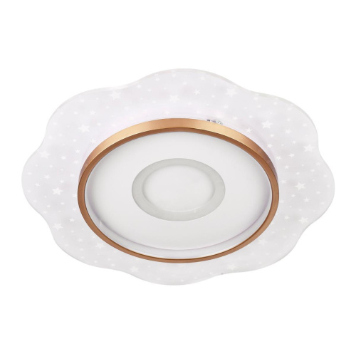 Потолочный cветильник LED4U L1028-500 WH-GD Потолочный cветильник LED4U L1028-500 WH-GD
