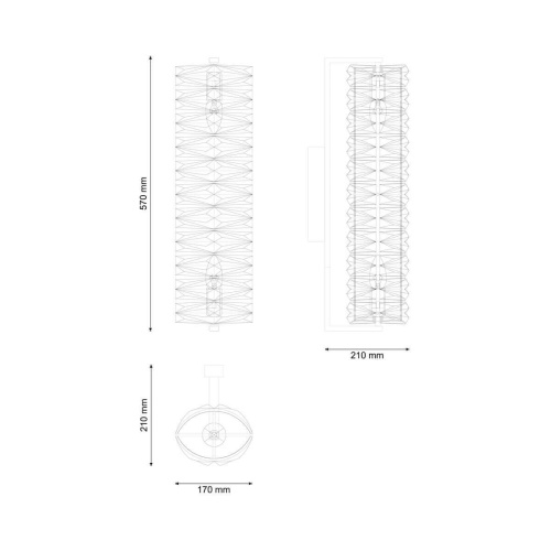 Настенный светильник Lucia Tucci Rumba W1053.2 Chrome Настенный светильник Lucia Tucci Rumba W1053.2 Chrome
