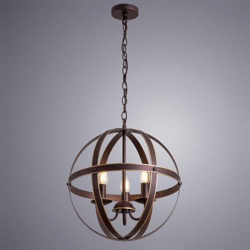 Подвесная люстра Arte Lamp Babbu A1087SP-3BR Подвесная люстра Arte Lamp Babbu A1087SP-3BR