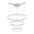 Подвесной светодиодный светильник Arte Lamp A2504SP-3WH