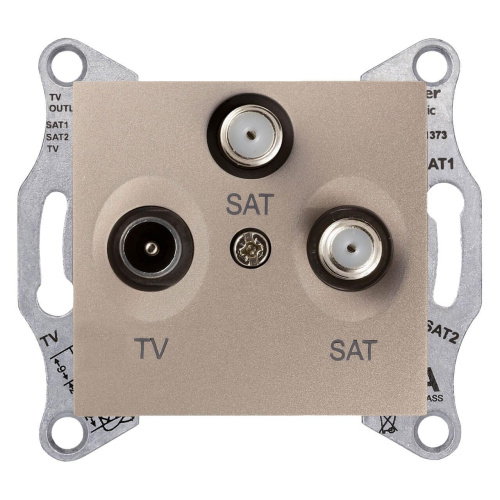 Розетка TV/SAT/SAT Schneider Electric Sedna SDN3502168 Розетка TV/SAT/SAT Schneider Electric Sedna SDN3502168