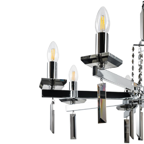 Подвесная люстра Crystal Lux Marron SP8 Chrome Подвесная люстра Crystal Lux Marron SP8 Chrome