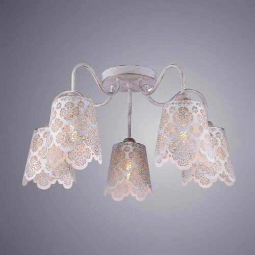Потолочная люстра Arte Lamp A2032PL-5WG Потолочная люстра Arte Lamp A2032PL-5WG