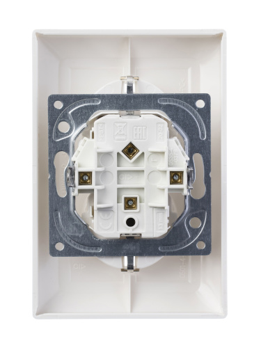 Розетка двойная ABB Basic55 Schuko с/з 16A 250V со шторками безвинтовой зажим альпийский белый 2CKA002021A0378 Розетка двойная ABB Basic55 Schuko с/з 16A 250V со шторками безвинтовой зажим альпийский белый 2CKA002021A0378