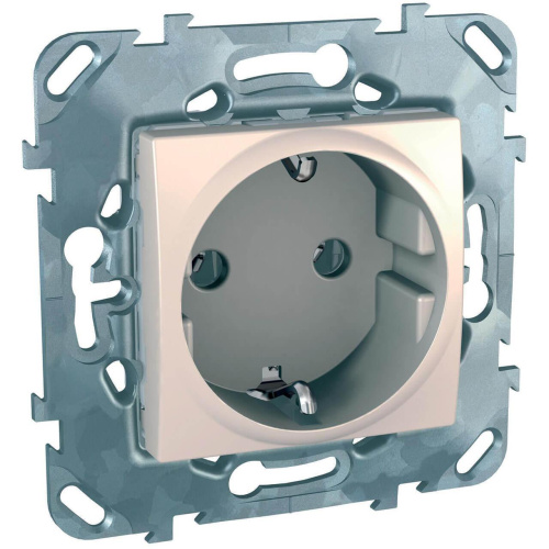 Розетка Schneider Electric Unica с/з без шторок 16A 250V MGU5.036.25ZD Розетка Schneider Electric Unica с/з без шторок 16A 250V MGU5.036.25ZD