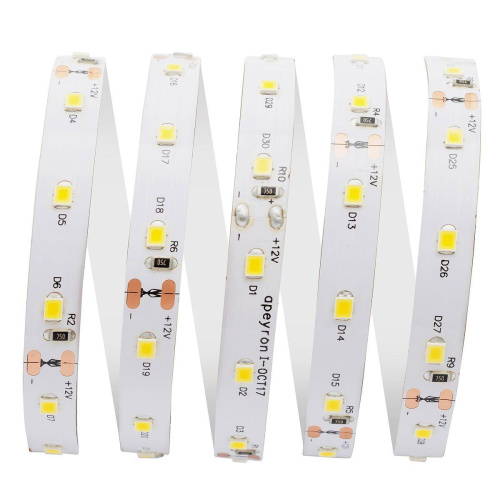 Светодиодная лента Apeyron 9,6W/m 60LED/m 2835SMD теплый белый 5M 00-54 Светодиодная лента Apeyron 9,6W/m 60LED/m 2835SMD теплый белый 5M 00-54