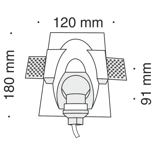Встраиваемый светильник Technical DL012-1-01W Встраиваемый светильник Technical DL012-1-01W
