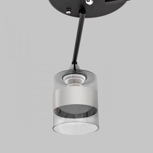 Потолочная люстра IMEX MD.0877-3-S BK+CH Потолочная люстра IMEX MD.0877-3-S BK+CH