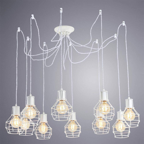 Подвесная люстра Arte Lamp A9182SP-10WH Подвесная люстра Arte Lamp A9182SP-10WH