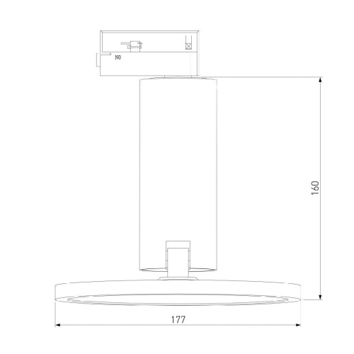 Трековый светодиодный светильник Elektrostandard Brain LTB50 12W 4200K белый a047377 Трековый светодиодный светильник Elektrostandard Brain LTB50 12W 4200K белый a047377