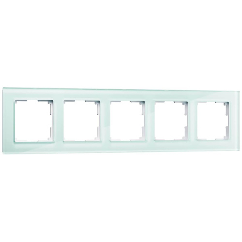 Рамка Werkel Favorit на 5 постов натуральное стекло WL01-Frame-05 4690389060205 Рамка Werkel Favorit на 5 постов натуральное стекло WL01-Frame-05 4690389060205