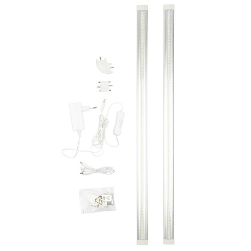 Мебельный светодиодный светильник Uniel ULM-F45-2X6W/4500K IP20 Silver UL-00008280 Мебельный светодиодный светильник Uniel ULM-F45-2X6W/4500K IP20 Silver UL-00008280