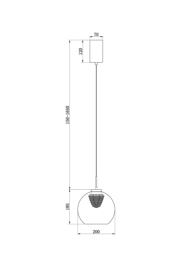 Подвесной светильник Freya FR5399PL-L4BS2 Подвесной светильник Freya FR5399PL-L4BS2