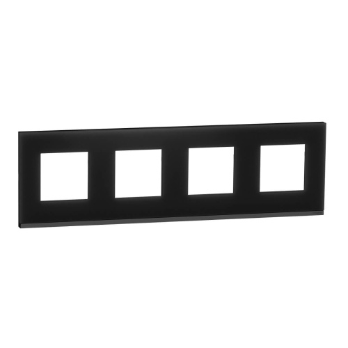 Рамка 4-постовая Schneider Electric Unica New NU600886 Рамка 4-постовая Schneider Electric Unica New NU600886
