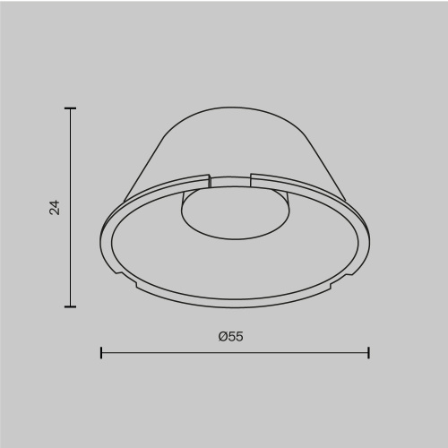 Комплектующие для светильника Technical LensD49-15 Комплектующие для светильника Technical LensD49-15