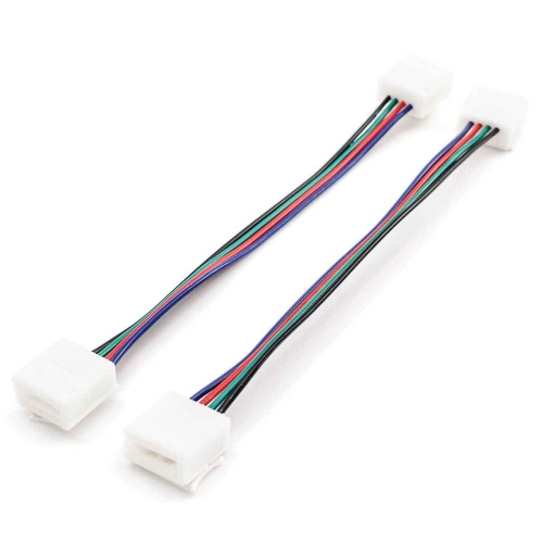 Коннектор для RGB светодиодной ленты 5050 Apeyron 12/24V (2 шт.) 09-15 Коннектор для RGB светодиодной ленты 5050 Apeyron 12/24V (2 шт.) 09-15
