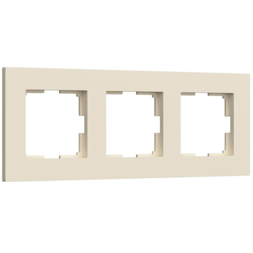Рамка на 3 поста Werkel Slab айвори матовый W0032962 4690389193446 Рамка на 3 поста Werkel Slab айвори матовый W0032962 4690389193446