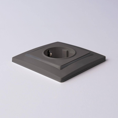 Рамка Werkel Snabb Basic на 1 пост серо-коричневый WL03-Frame-01 4690389099038 Рамка Werkel Snabb Basic на 1 пост серо-коричневый WL03-Frame-01 4690389099038