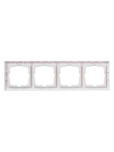 Рамка 4-постовая ABB Basic55 альпийский белый 2CKA001725A1482
