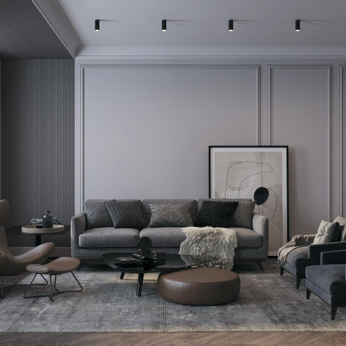 Потолочный светильник Maytoni Focus S C052CL-01B Потолочный светильник Maytoni Focus S C052CL-01B