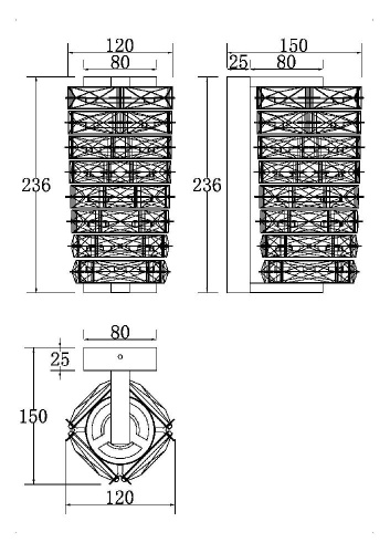 Настенный светодиодный светильник Maytoni Coil MOD124WL-L6CH3K Настенный светодиодный светильник Maytoni Coil MOD124WL-L6CH3K