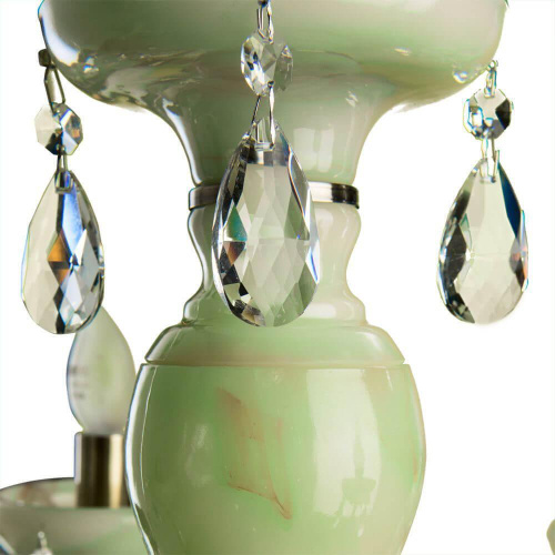 Подвесная люстра Arte Lamp Onyx Green A9592LM-5AB Подвесная люстра Arte Lamp Onyx Green A9592LM-5AB