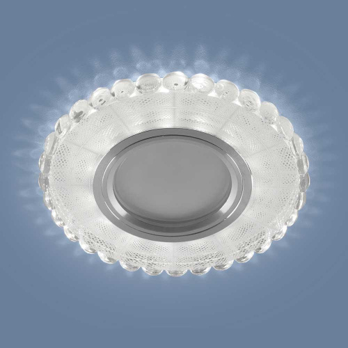 Встраиваемый светильник Elektrostandard 2245 MR16 SL/WH зеркальный/белый a047758 Встраиваемый светильник Elektrostandard 2245 MR16 SL/WH зеркальный/белый a047758