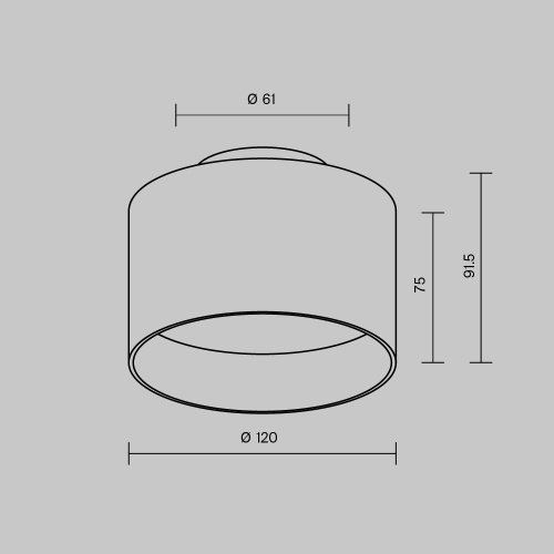 Потолочный светильник Technical C009CW-L16B4K Потолочный светильник Technical C009CW-L16B4K