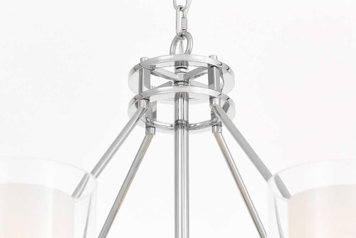 Подвесная люстра Lumina Deco Marietta LDP 8025-8 CHR+WT Подвесная люстра Lumina Deco Marietta LDP 8025-8 CHR+WT