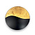 Настенный светильник Ideal Lux Sunrise AP4 Nero E Oro 133300