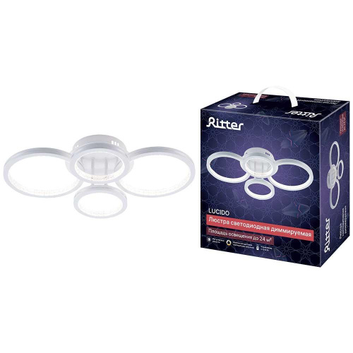 Потолочная люстра Ritter LUCIDO 51647 1 Потолочная люстра Ritter LUCIDO 51647 1