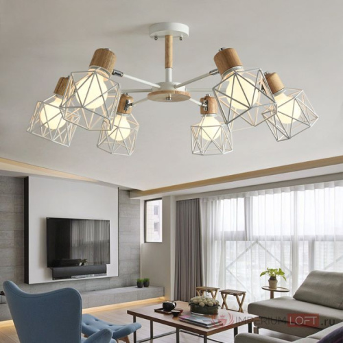 Потолочная Люстра Corf B3 Green 8 Lamps By Imperiumloft Потолочная Люстра Corf B3 Green 8 Lamps By Imperiumloft