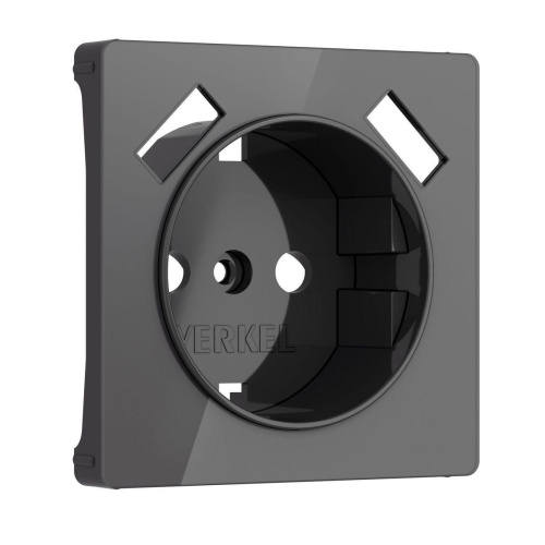 Накладка для розетки USB Werkel графит акрил W1179544 4690389197574 Накладка для розетки USB Werkel графит акрил W1179544 4690389197574
